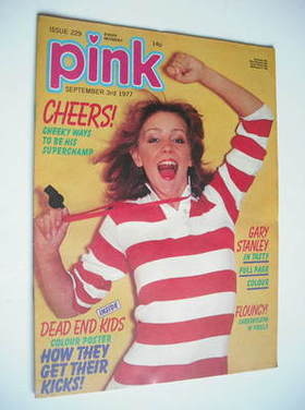 Pink magazine - 3 September 1977 - Leslie Ash cover
