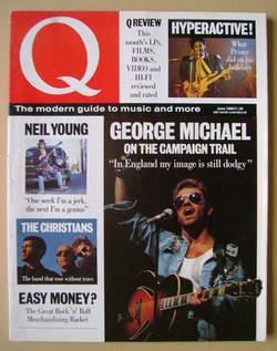 Q magazine - George Michael cover (June 1988)