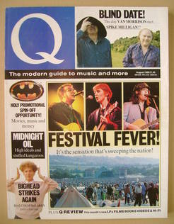 <!--1989-08-->Q magazine - Festival Fever! cover (August 1989)