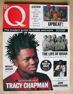 Q magazine - Tracy Chapman cover (September 1988)