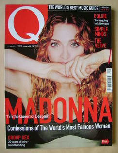 Q magazine - Madonna cover (March 1998)