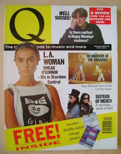 Q magazine - Sinead O'Connor cover (December 1990)