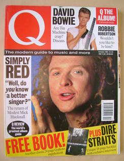 Q magazine - Mick Hucknall cover (October 1991)