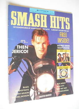 <!--1987-09-09-->Smash Hits magazine - Mark Shaw cover (9-22 September 1987