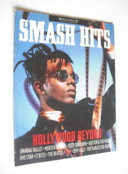 Smash Hits magazine - Mark Rogers cover (30 July - 12 August 1986)