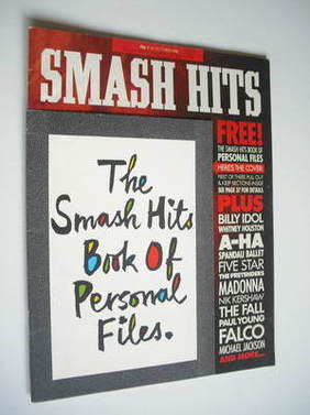 Smash Hits magazine - Billy Idol cover (8-21 October 1986)