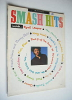 <!--1986-11-05-->Smash Hits magazine - Bob Geldof cover (5-18 November 1986)