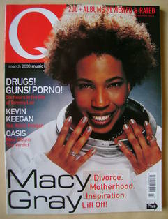 Q magazine - Macy Gray cover (March 2000)