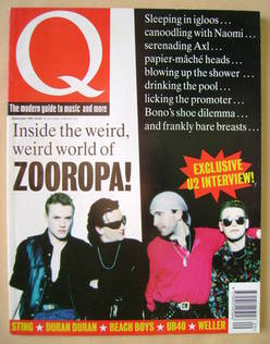 Q magazine - U2 cover (September 1993)