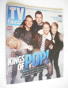 TV Buzz magazine - Westlife cover (3 December 2011)