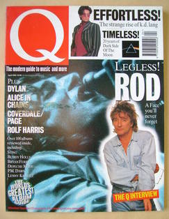 Q magazine - Rod Stewart cover (April 1993)