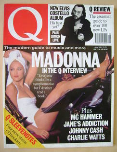 Q magazine - Madonna cover (June 1991)