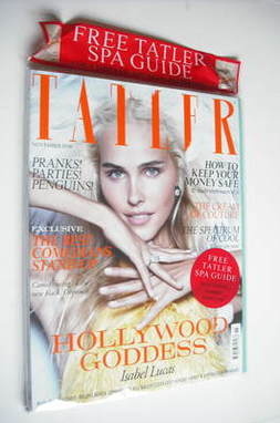 <!--2011-11-->Tatler magazine - November 2011 - Isabel Lucas cover