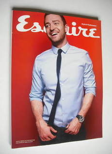Esquire magazine - Justin Timberlake cover (December 2011 - Subscriber's Issue)