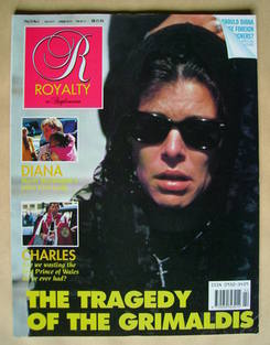 Royalty Monthly magazine - Princess Caroline cover (November 1990, Vol.10 No.2)