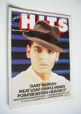 Smash Hits magazine - Gary Numan cover (17-30 September 1981)