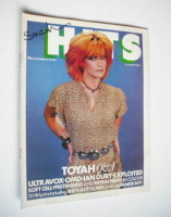 <!--1981-09-03-->Smash Hits magazine - Toyah cover (3-16 September 1981)
