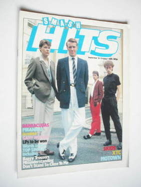 <!--1980-09-18-->Smash Hits magazine - The Skids cover (18 September - 1 Oc