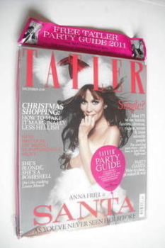 Tatler magazine - December 2011 - Anna Friel cover