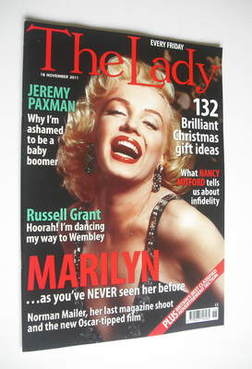 The Lady magazine (18 November 2011 - Marilyn Monroe cover)