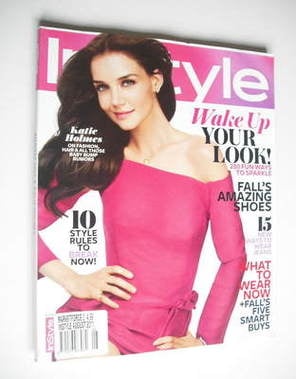 <!--2011-08-->US InStyle magazine - August 2011 - Katie Holmes cover