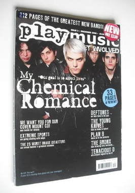 PlayMusic magazine - My Chemical Romance cover (December 2006 - Issue 2)