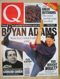 Q magazine - Bryan Adams cover (November 1991)