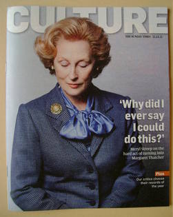<!--2011-12-11-->Culture magazine - Meryl Streep cover (11 December 2011)
