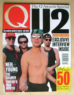 Q magazine - U2 cover (January 1993)