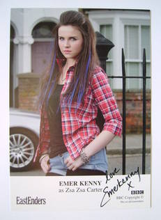 Emer Kenny autographed photo (ex EastEnders actor)
