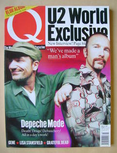 Q magazine - Bono and The Edge cover (March 1997)