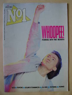 No 1 Magazine - Feargal Sharkey cover (25 January 1986)
