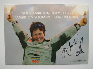 Ellen MacArthur autograph