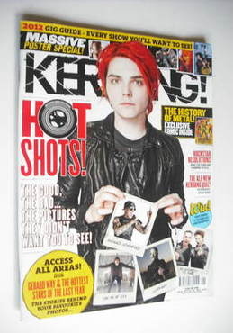<!--2012-01-07-->Kerrang magazine - Gerard Way cover (7 January 2012 - Issu