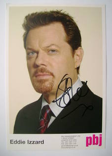 Eddie Izzard autograph (hand-signed photograph)