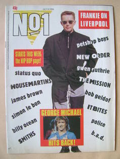 No 1 Magazine - Holly Johnson cover (25 October 1986)