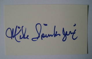 Michael Spinks autograph