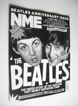 NME magazine - Paul McCartney and John Lennon cover (31 December 2011)