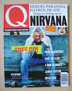 <!--1993-10-->Q magazine - Kurt Cobain cover (October 1993)