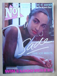 No 1 Magazine - Sade cover (26 October 1985)