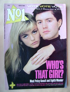 No 1 Magazine - Patsy Kensit and Jamie Kensit cover (9 November 1985)