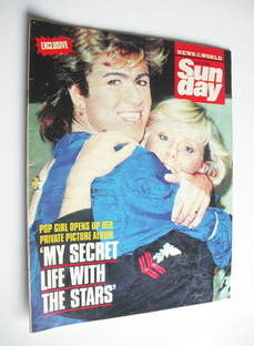 Sunday magazine - 23 July 1989 - George Michael cover