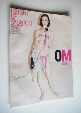 The Observer magazine - Erin O'Connor cover (1 June 2003)