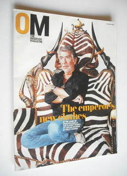 The Observer magazine - Roberto Cavalli cover (17 August 2003)