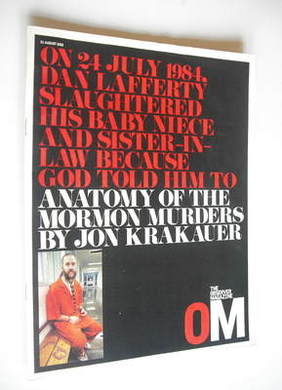 The Observer magazine - Dan Lafferty cover (31 August 2003)