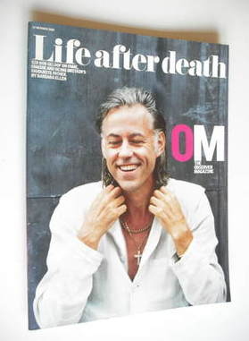 The Observer magazine - Sir Bob Geldof cover (12 October 2003)