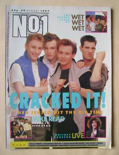 No 1 Magazine - Then Jerico cover (29 August 1987)