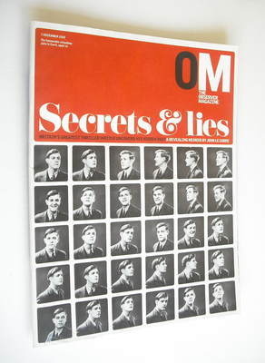 The Observer magazine - Secrets & Lies cover (7 December 2003)