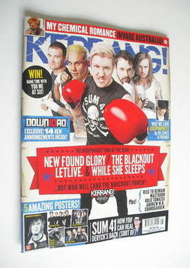Kerrang magazine - The Heavyweight Tour Of The Year cover (4 February 2012 - Issue 1400)