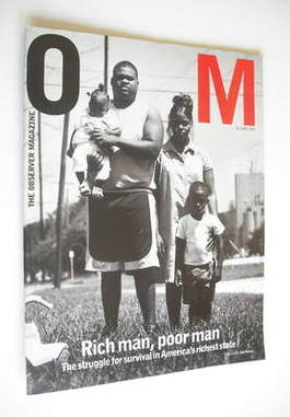 The Observer magazine - Rich Man Poor Man cover (16 June 2002)